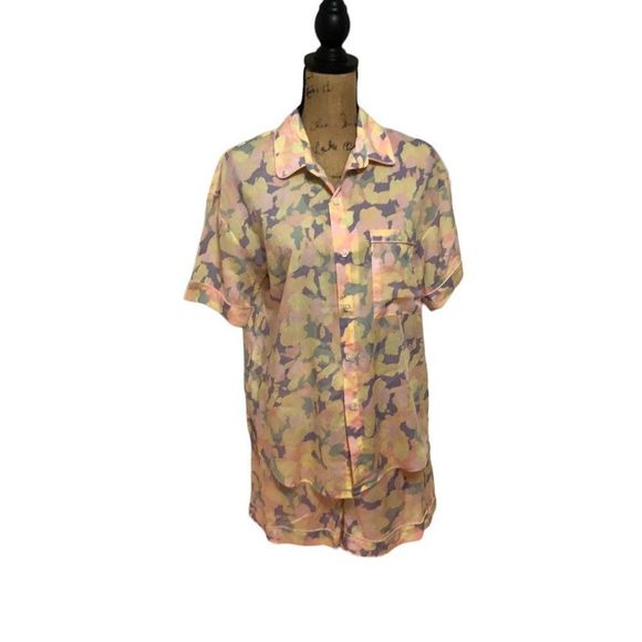 Stars Above Women'sLight Weight Soft Pajama Set 2pc Shorts Pajama Set Size M - Picture 5 of 14